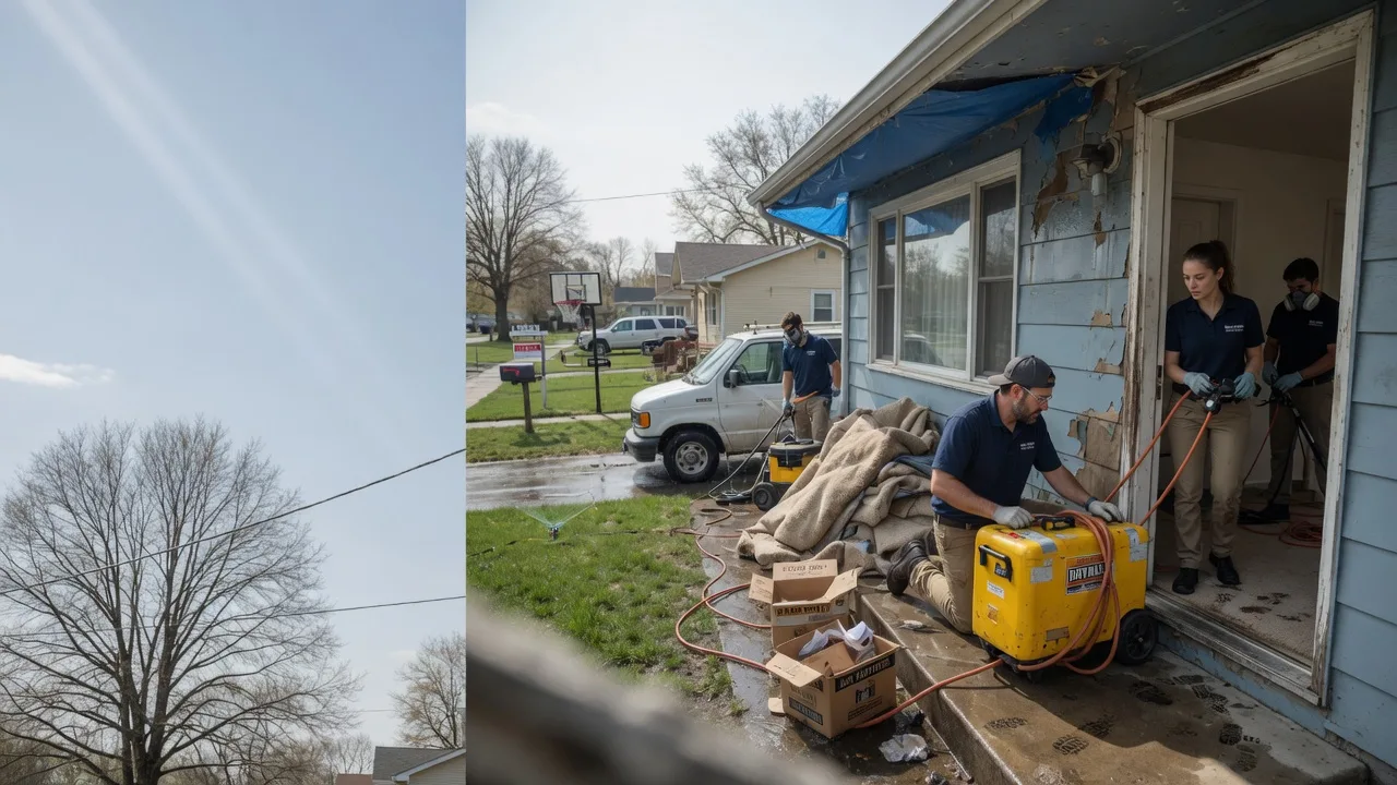 Basement Flood Cleanup in Ellettsville, IN near me
